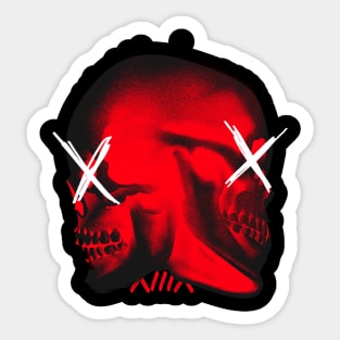 Cool skull design Sticker